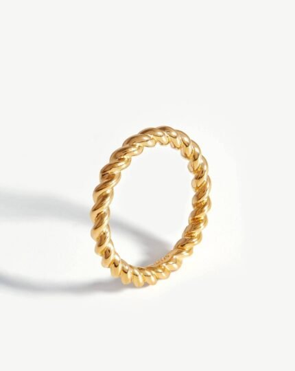 Lasso Stacking Ring | 18ct Gold Vermeil